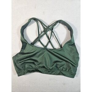 Victoria‎ Sport Strappy Racerback Sports Bra Forest Green XS